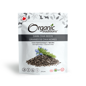 Organic Traditions - Chia Seeds, Dark Whole (227g)