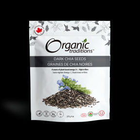 Organic Traditions - Chia Seeds, Dark Whole (227g)