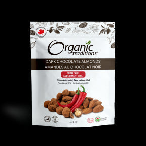 Organic Traditions - Almonds, Dark Chocolate With Chili (227g)