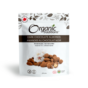 Organic Traditions - Almonds, Dark Chocolate (227g)