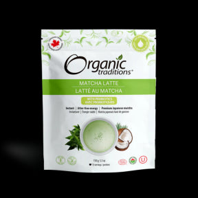 Organic Traditions - Latte - Matcha with Probiotics (150g)