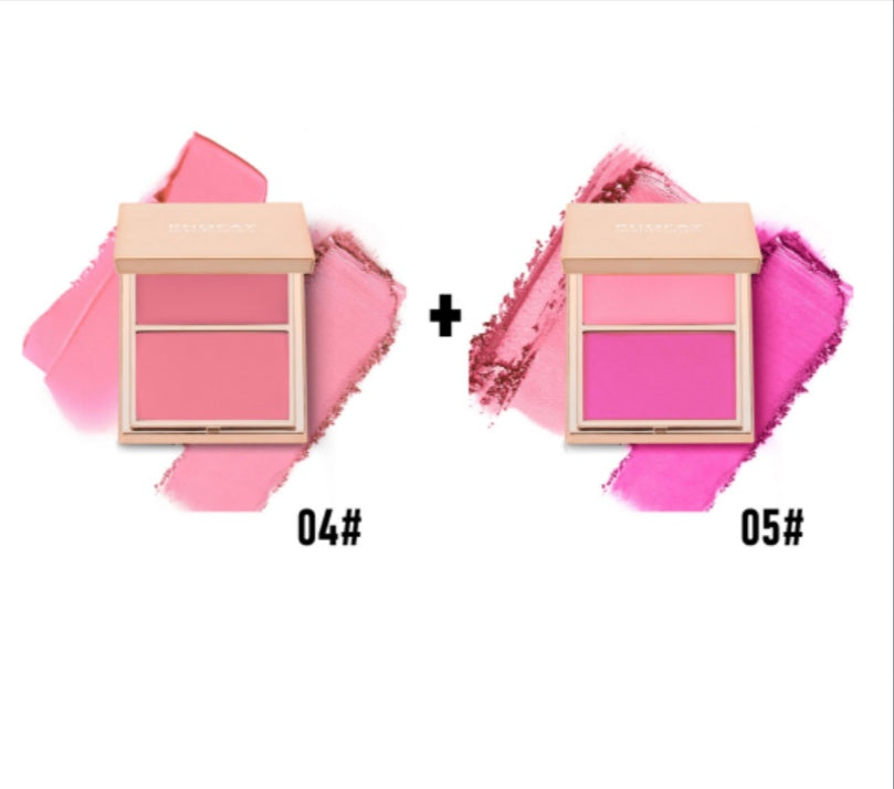PHOFAY Double-Take Cream & Powder Blush Duo – Multi-Colour Blush & Contour Set