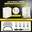 NEMA Steel Enclosure, 16 X 12 X 8 NEMA 4X Fiberglass Electrical Box, IP66 Waterproof & Dustproof, Outdoor Indoor Electrical Junction Box, With Mounting Plate