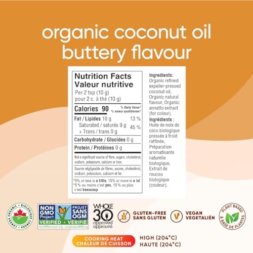 Nutiva - Buttery Refined Coconut Oil (414ml)