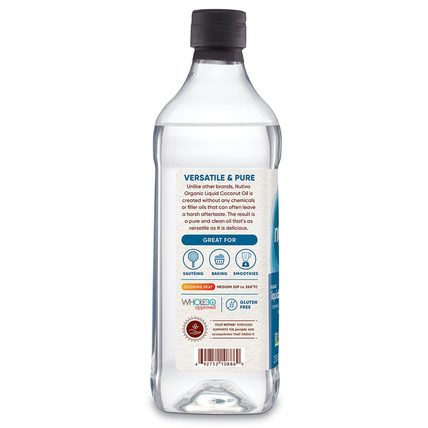 Nutiva - Organic Liquid Coconut Oil (236ml)