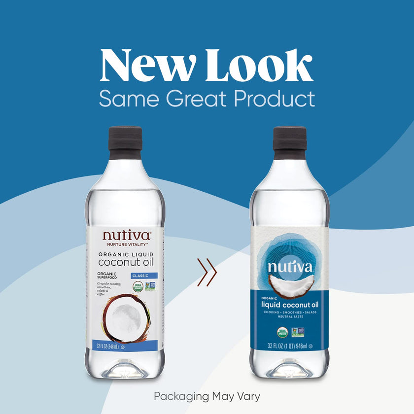 Nutiva - Organic Liquid Coconut Oil (473ml)