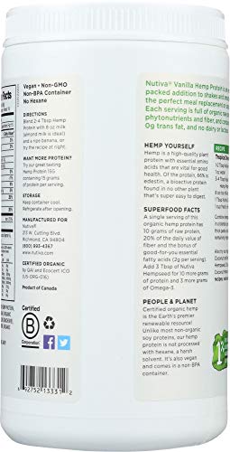 Nutiva - Organic MCT Powder - Vanilla (300g)