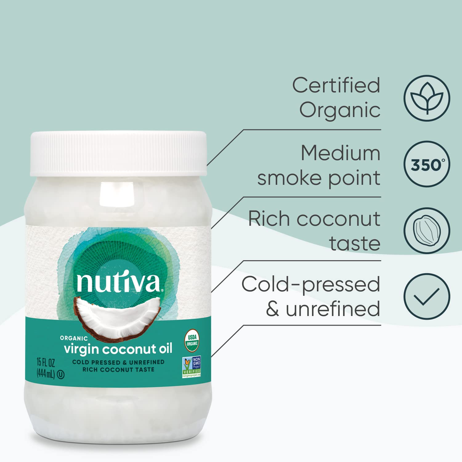 Nutiva - Virgin Coconut Oil (860ml)