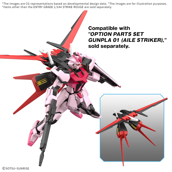 1\144 ENTRY GRADE STRIKE ROUGE GUNDAM