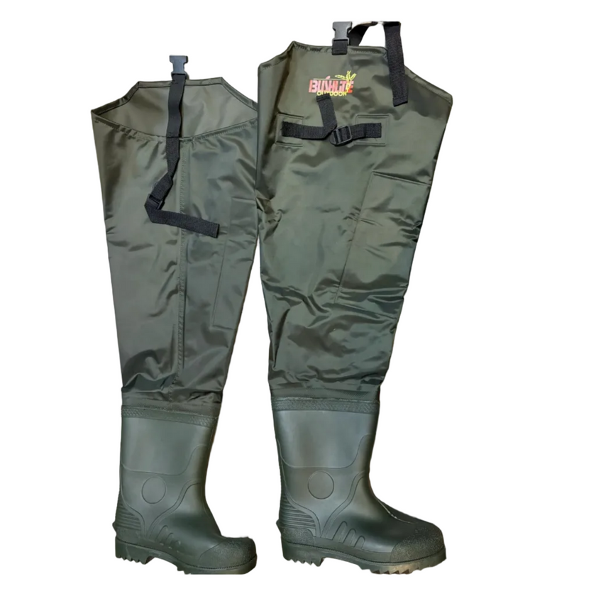 Bushline Outdoors PVC Hip Waders Sizes 8 & 12 US