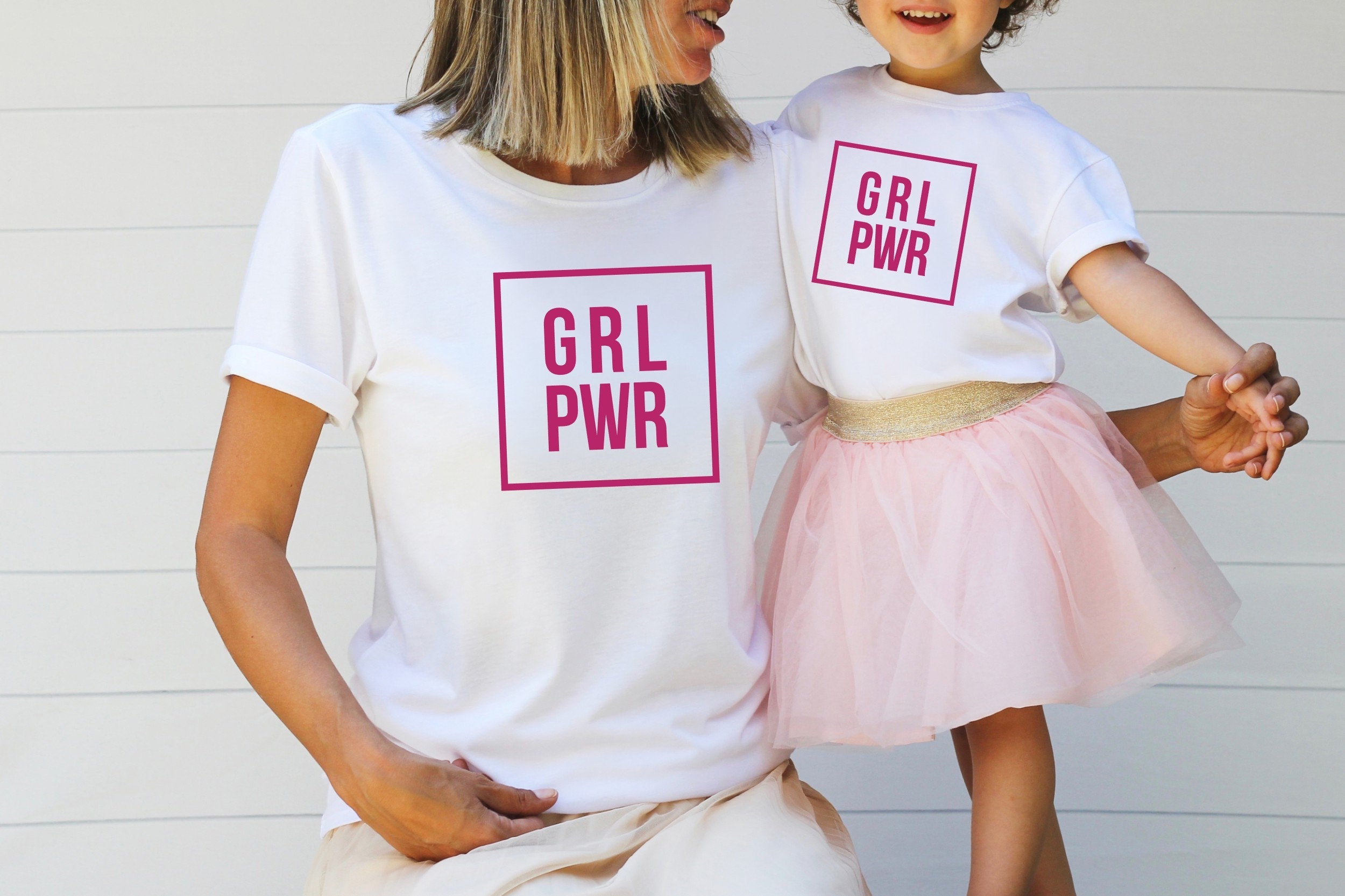 GRL PWR Matching Mommy and Me Shirts