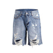 Loose Dad Denim Shorts Men Jeans