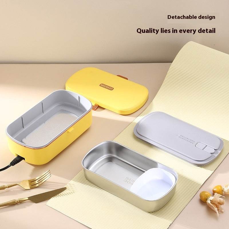 Office Work Portable Stainless steel Electric Lunch Box food warmer