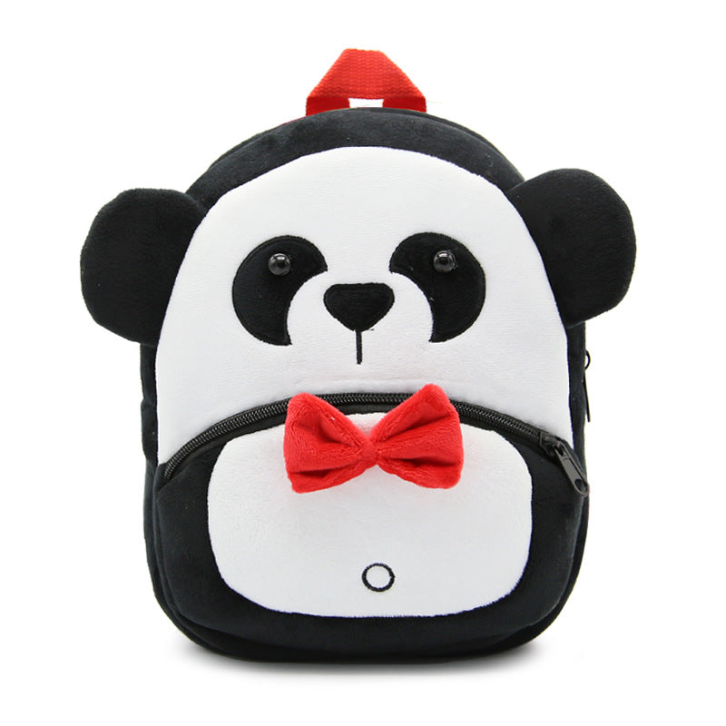 Cartoon Panda Plush Backpack for Kids – Cute Soft Children's School Bag