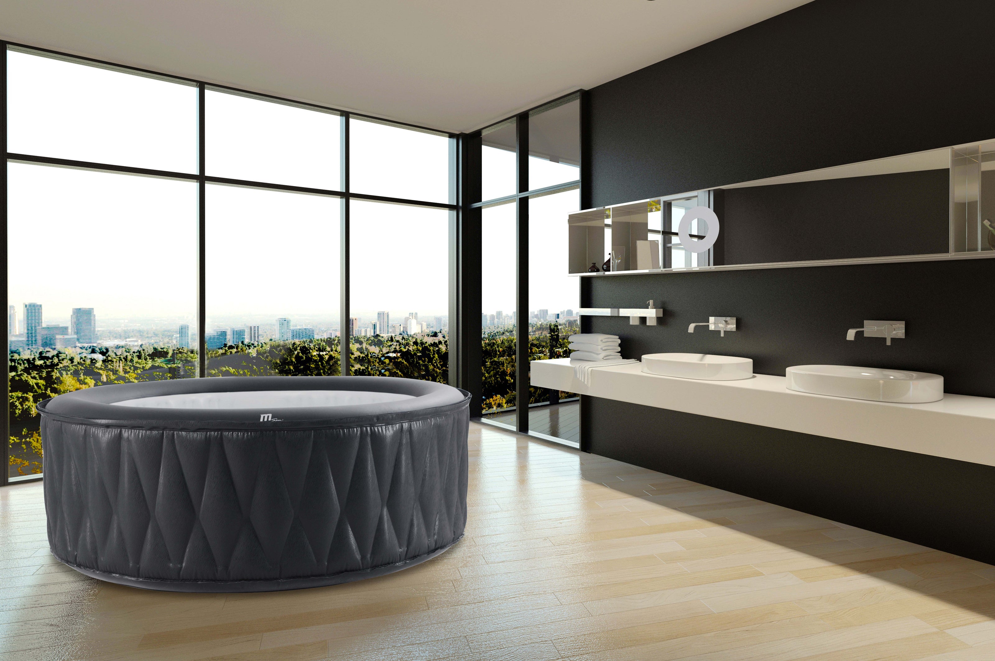 MSPA MONT BLANC, PREMIUM SERIES, Inflatable Hot Tub & Spa - 4 Persons