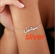 Customized Name Arab Women's Stainless Steel Bracelet