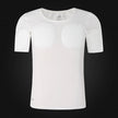 Men's Invisible Shoulder Pad Fake Chest T-Shirt – Removable Muscle Pad (S–XL)