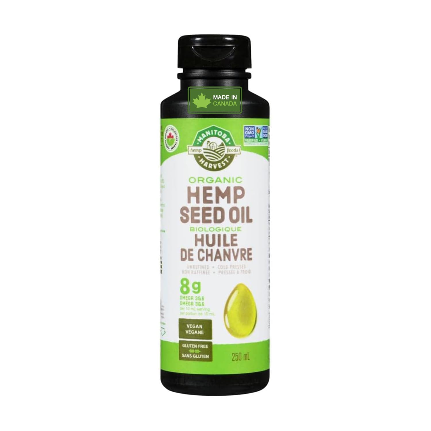 Manitoba Harvest - Organic Hemp Seed Oil (250ml)