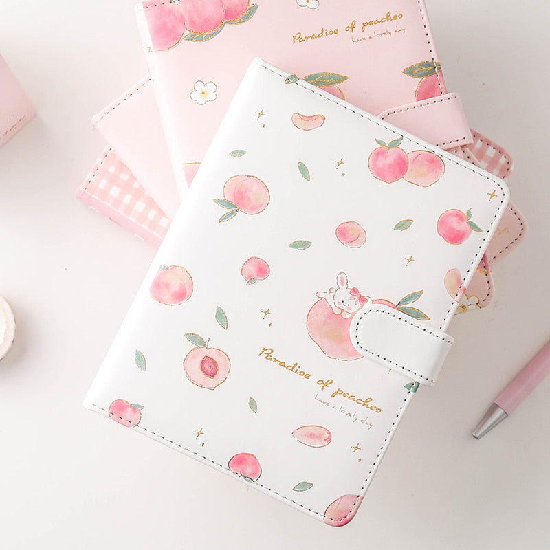 Cute Hardcover Notebook for Girls – A5 Literary Journal with Imitation Leather Cover