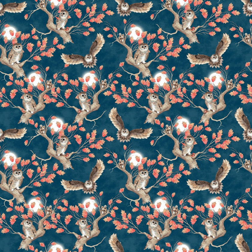 Night  Owls by Kathleen Francour - Navy