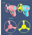 Pet Toy Dog Cat LED Light Toy Luminous Children's Party Toy Bamboo Dragonfly Toy Training Toy Pet Throw Launcher
