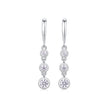 Starlight Moissanite Stud Earrings – 0.3ct S925 Silver | GRA Certified
