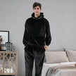 Men's Hooded Warm And Thickened Pajamas Suit