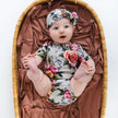 Baby Bamboo Onesie | Palm Fronds