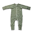 Bamboo Baby Zipper Footed Onesie | Night Sky
