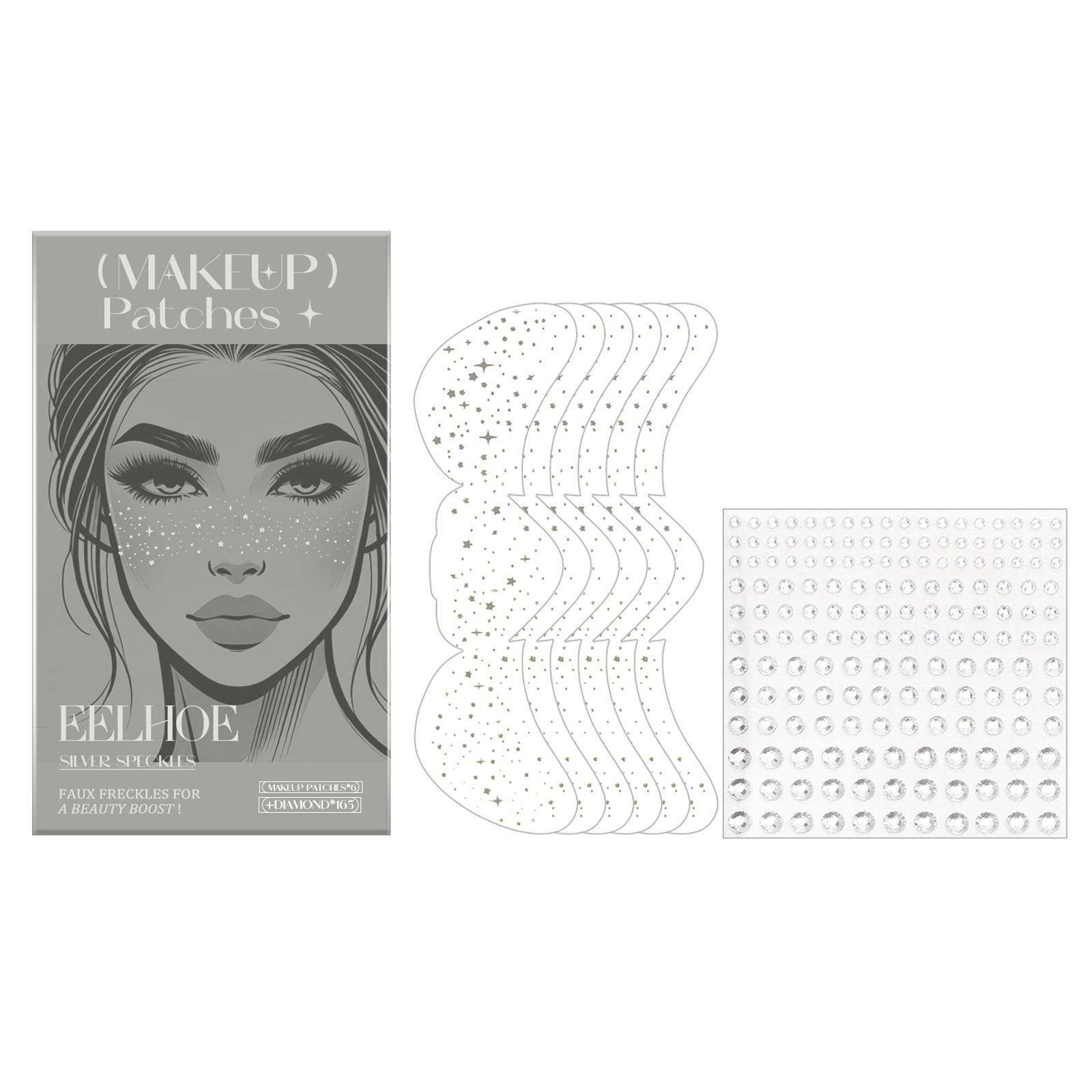 Glitter freckles - Speckles Makeup Patches  - Easy Freckles