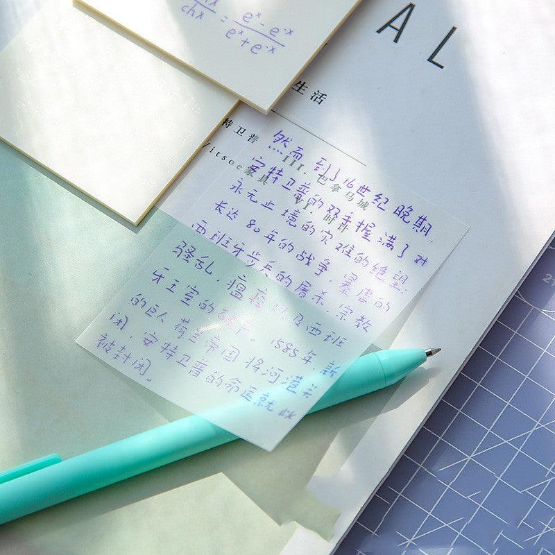 PET Transparent Waterproof Sticky Notes