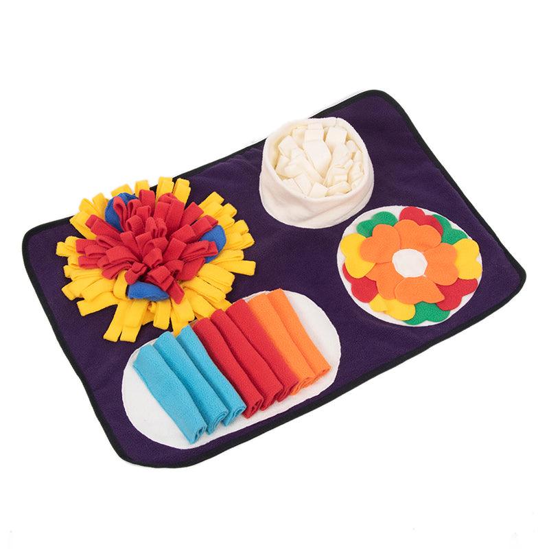 Dog Snuffle Mat – Interactive Nose Work Feeding Puzzle for Mental Stimulation & Slow Feeding