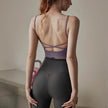 Summer Sling Sleeveless Backless Yoga Workout top Running Skipping Rope Nude Feel Workout top