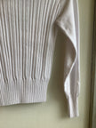 Y2K Ribbed Cowl Neck Sweater