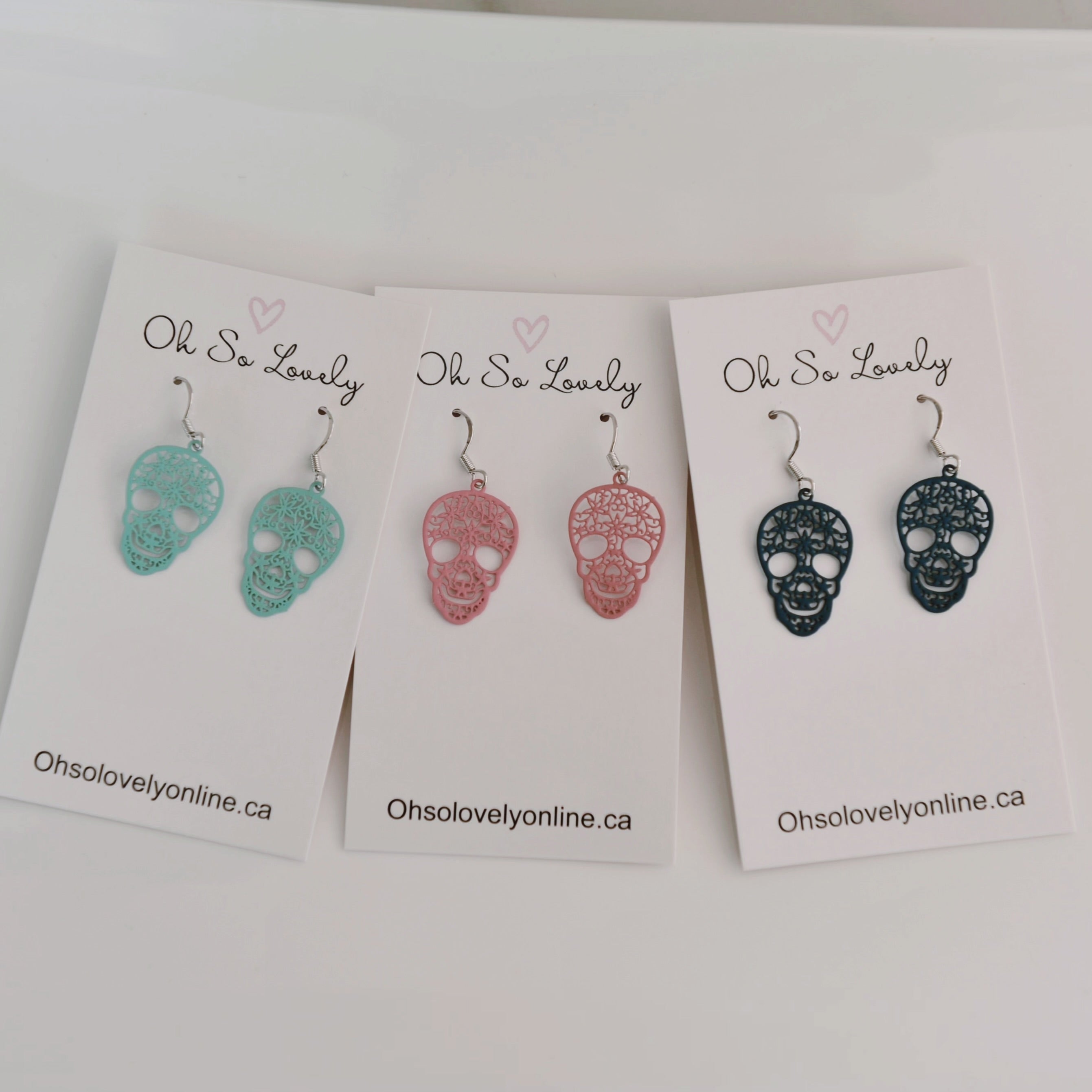 Dakota Skull Drop Earrings