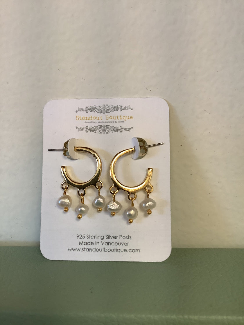 Standout Boutique London Gold Earrings
