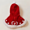 Snow on Christmas Day Dog Cloak | Holiday Outerwear Clothing