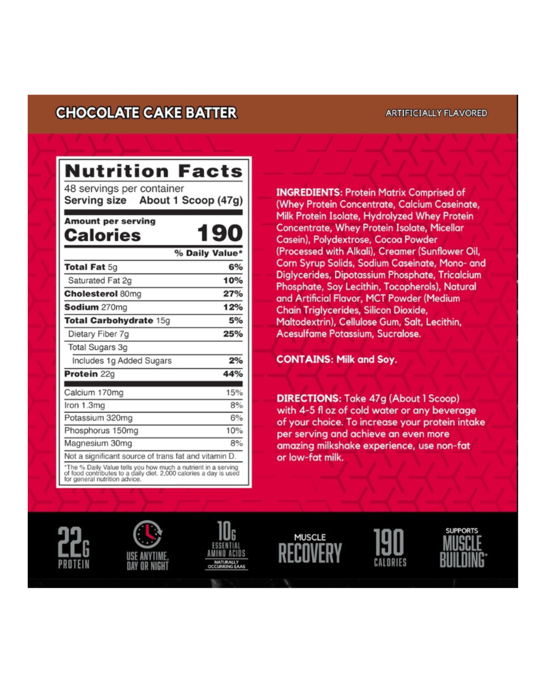 BSN SYNTHA-6 Premium Protein Powder - 48 Servings