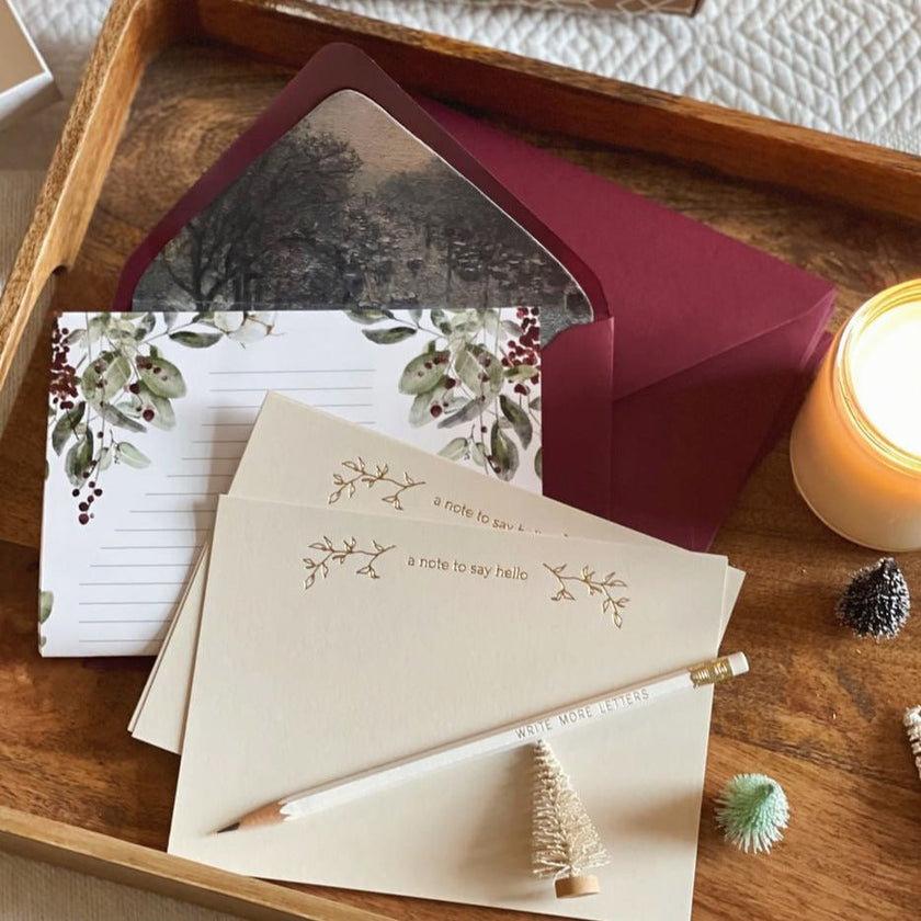 Lucky Press Letter Writers Box