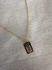 Standout Boutique Folk Flower 14k Gold Bond Necklace