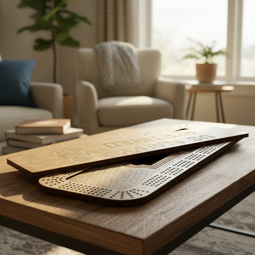 Large 4-Player Cribbage Board - 24