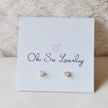 Labradorite Dainty Stone Earrings