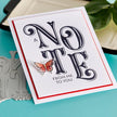 A Note from Me to You Press Plate from the BetterPress Collection