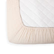 Organic Cotton Muslin Crib Fitted Sheets - Ivory