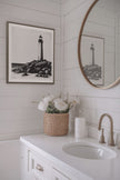 ROCKY SHORE LIGHT, Oeuvre sur toile étirée