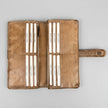 MET Women's Snap Tab Leather Wallet