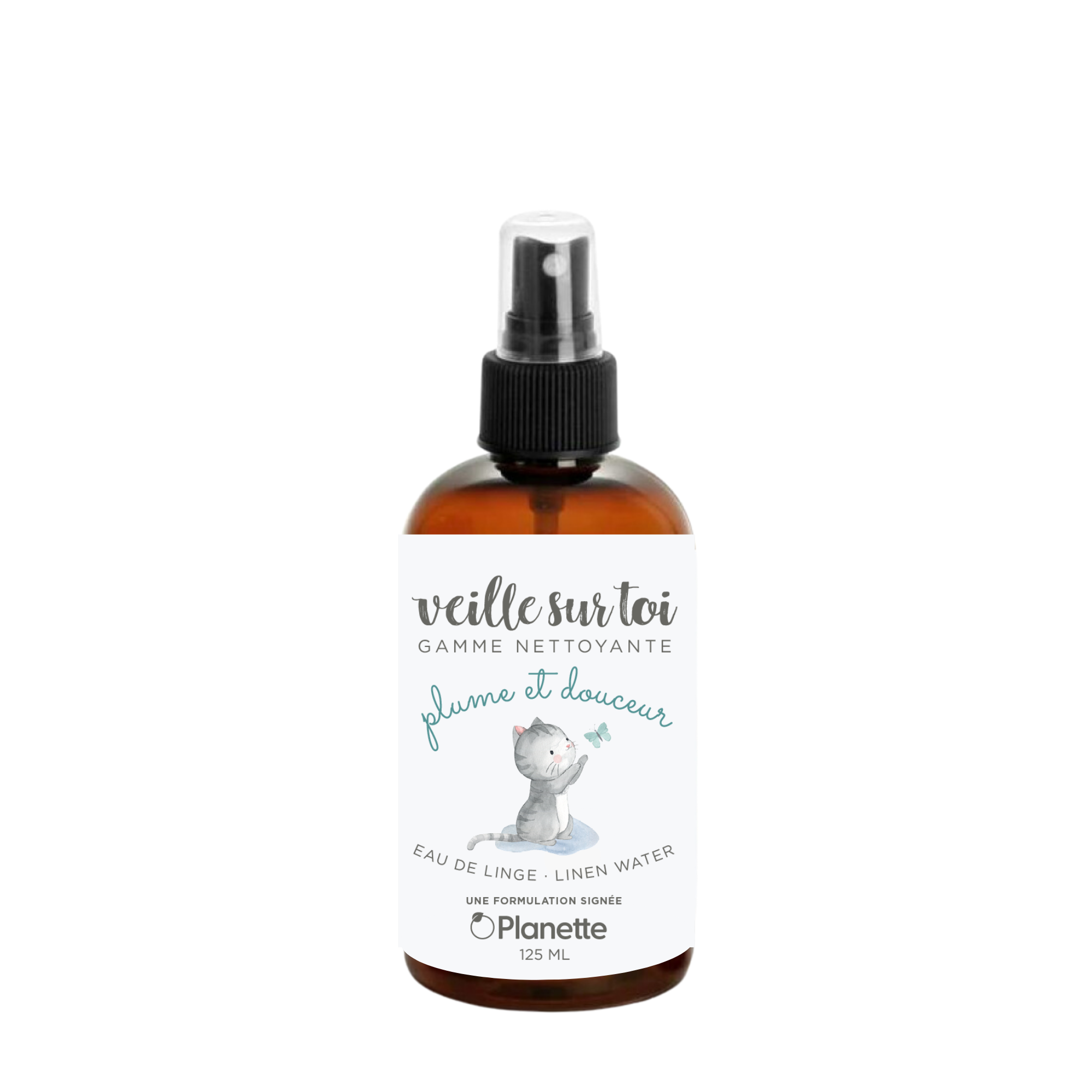 Cleaning line - Linen water - 125 ml - Box of 6 - Veille sur toi & Planette