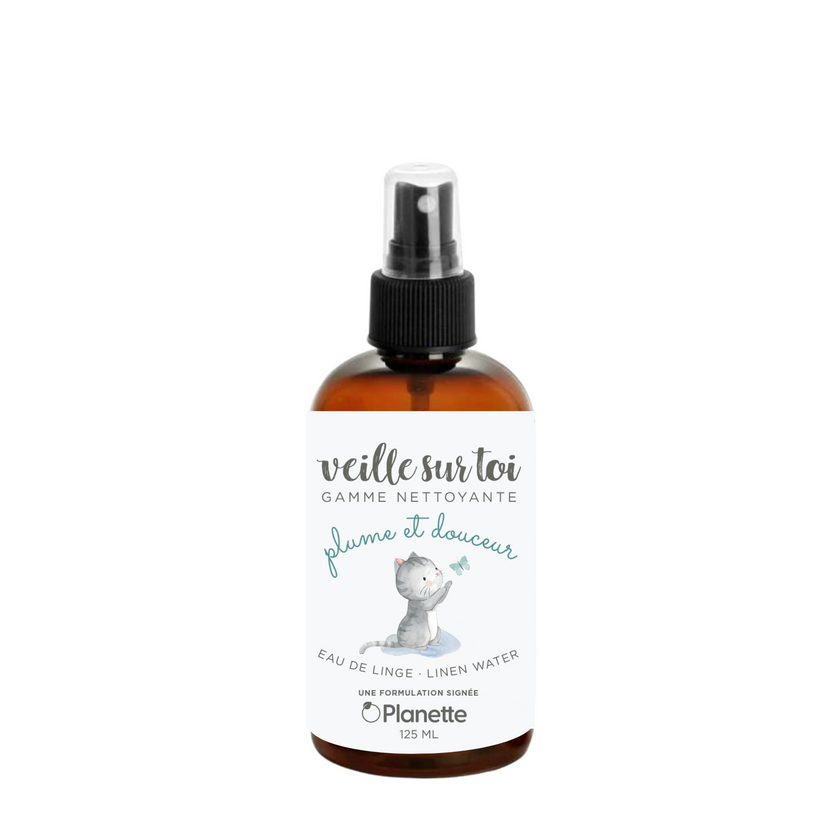 Cleaning line - Linen water - 125 ml - Box of 6 - Veille sur toi & Planette