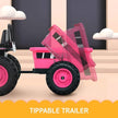2026 6v Tractor Powered Ride-On Car Remote Control with Detachable Wagon