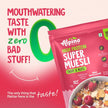 Protein-Rich Super Muesli Fruit & Nuts - 63% Whole Grains, 15% Fruits & Nuts - 16% Protein, Source of Dietary Fibre & Healthy Fats
